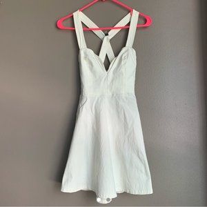 white strap sun dress size XS